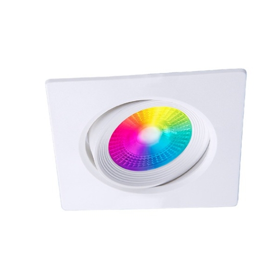 Imagem do produto SMART SPOT WI-FI LED TASCHIBRA TEK 5W QUADRADO RGB+CCT